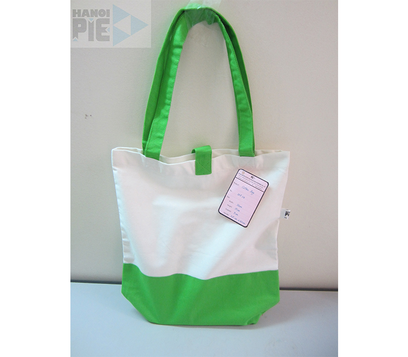 Bolsa de algodón con asas de moda