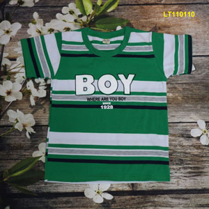 Camiseta de cuello redondo para niños