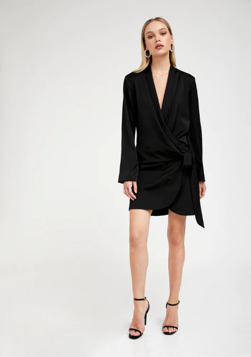 Vestido de satén