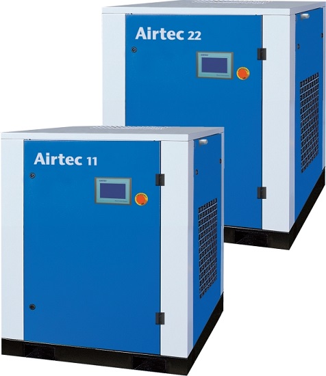 Compresor de aire para atornillar cables.