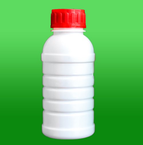 Botella de plástico PET común acanalada de 500 ml, diámetro de 43 mm.