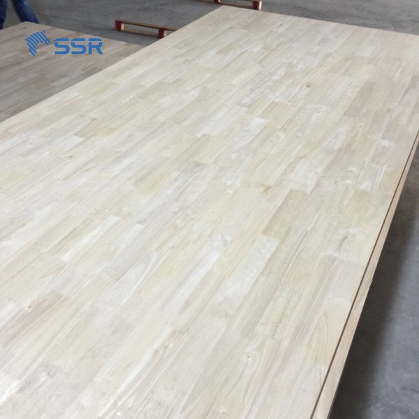 Tablero de unión de madera de caucho
