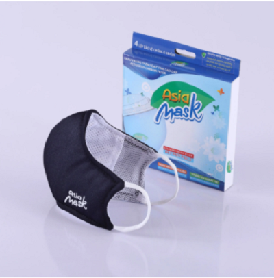 Máscara facial N95 de carbón activado Dark Blue Asia