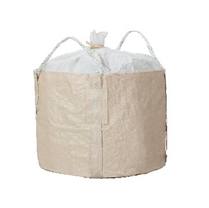 Bolsa redonda jumbo con boquilla de descarga