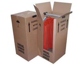 Caja de cartón para producto textil
