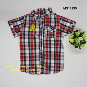Camisa de manga corta para niños verificada.