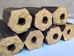 Briquetas de cáscara de arroz