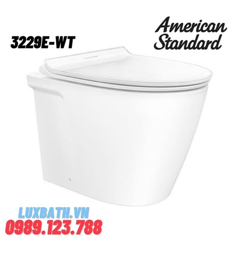 Inodoro American Standard de montaje en el suelo con cierre lento