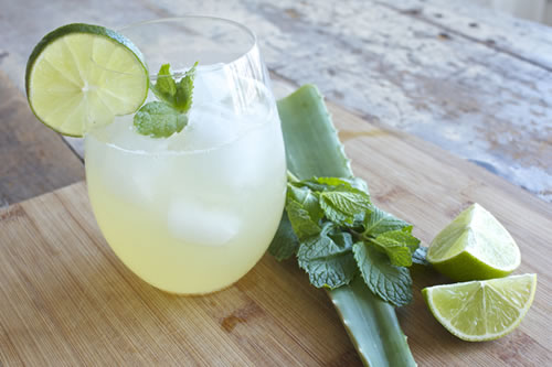 Batido de aloe vera