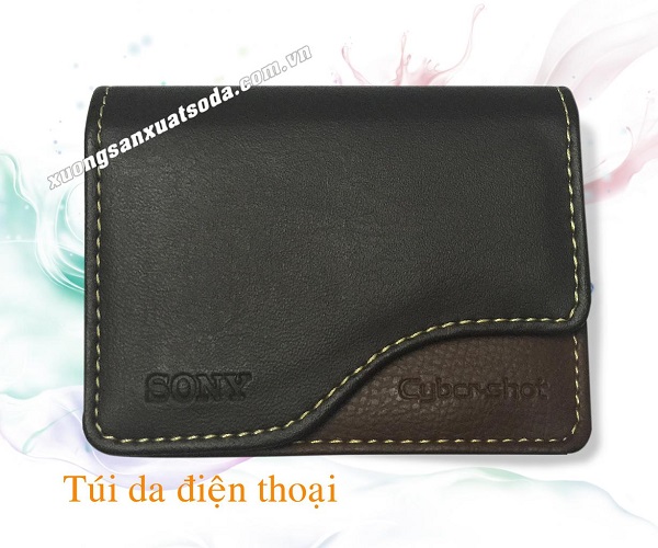 Funda de cuero para teléfono