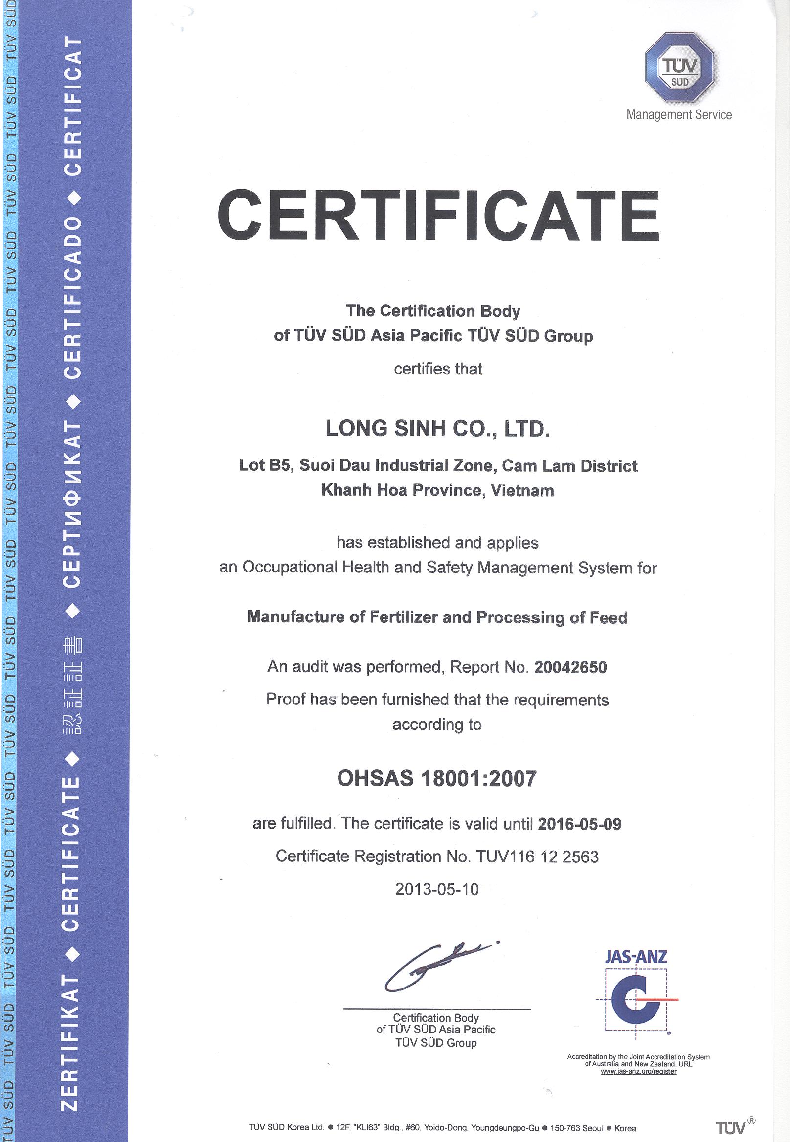 Certificación
