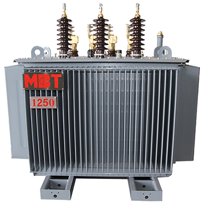 Transformador de aceite trifásico sellado de 1250kVA