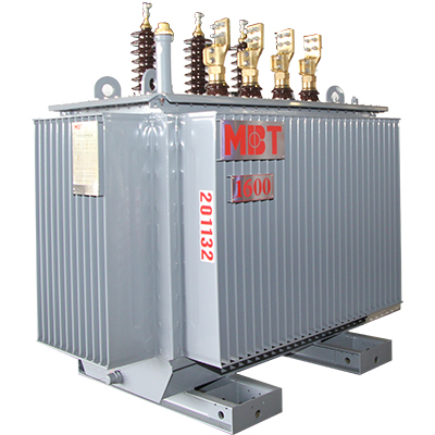 Transformador de aceite trifásico sellado de 1600kVA