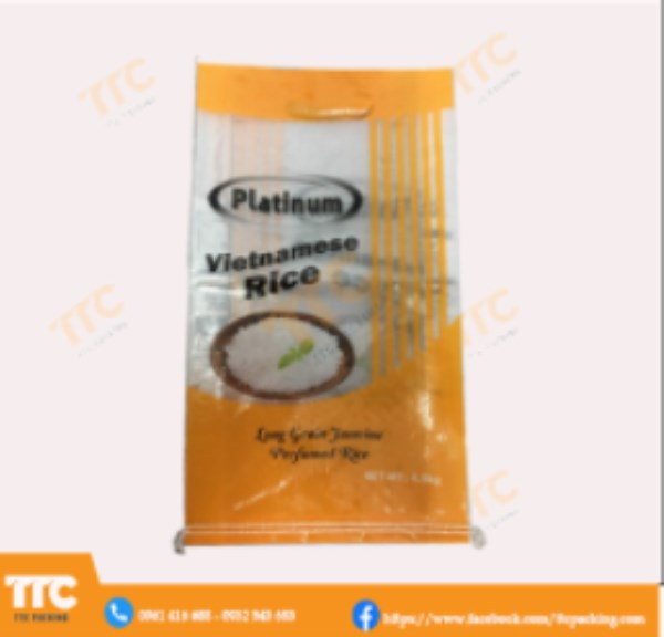 Bolsa tejida de PP para arroz