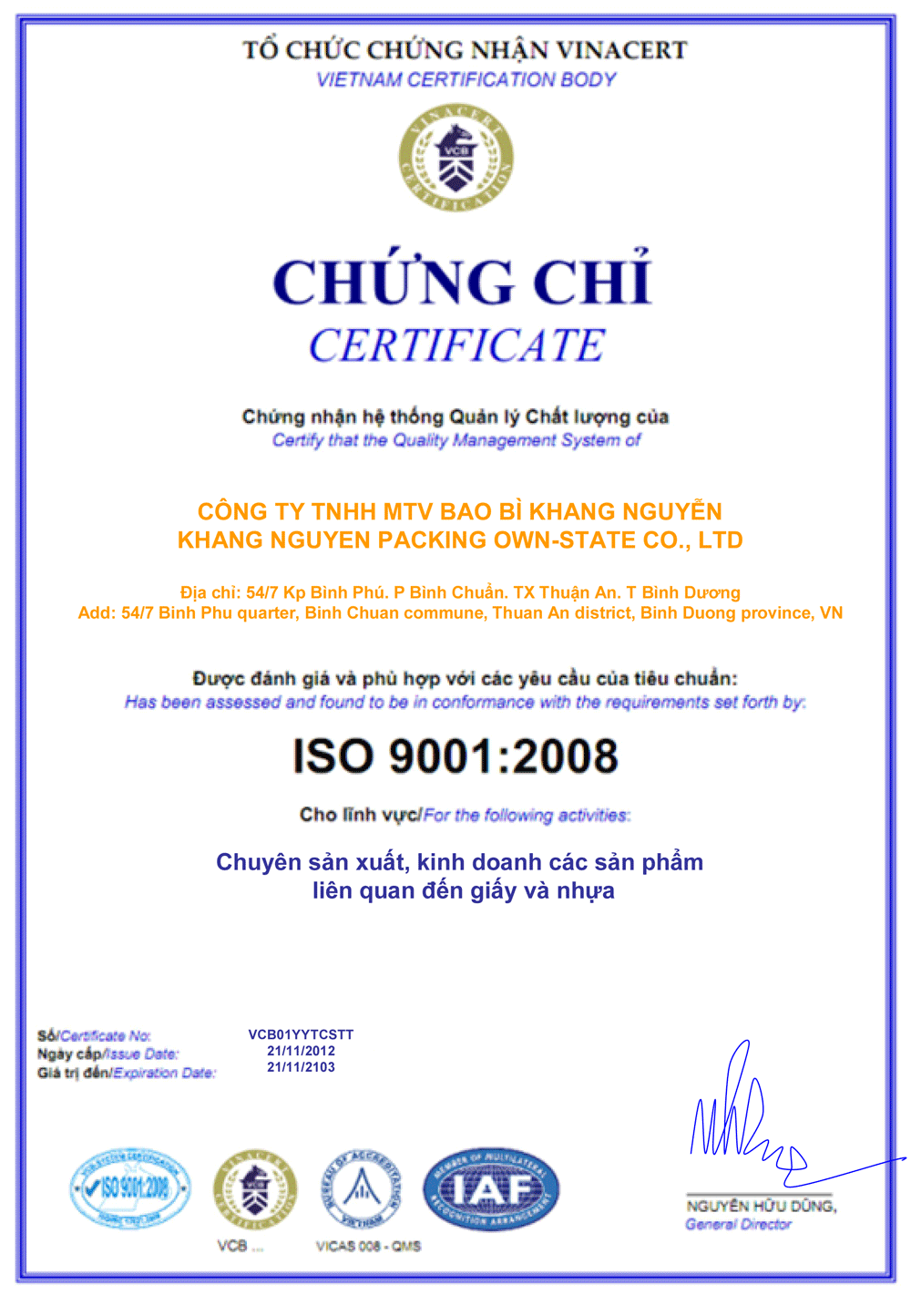 Certificados