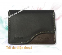Billetera de cuero negro