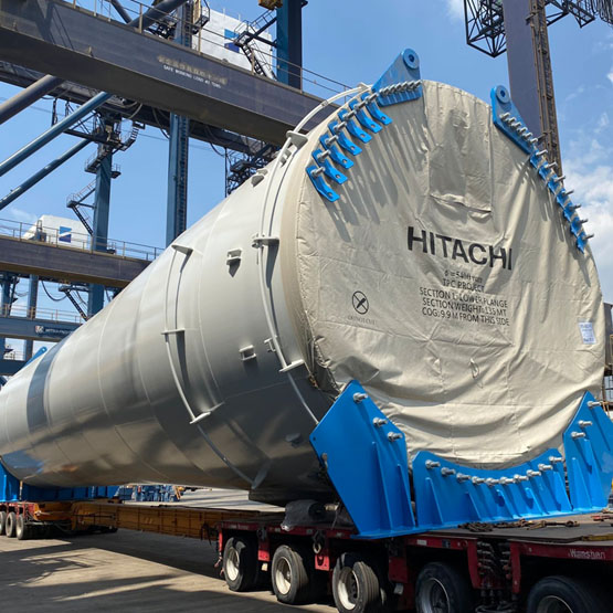 Transporte de carga de proyectos