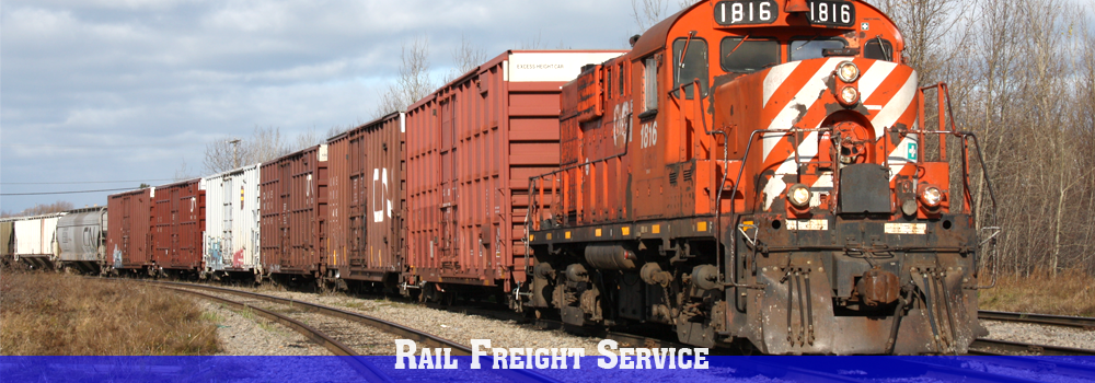 Servicio de transporte de carga por ferrocarril
