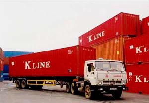 Transporte por carretera en contenedor
