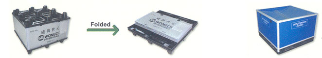 Plancha de danpla, cajas de danpla