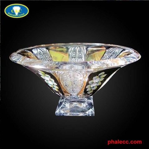 Cristal chapado en oro