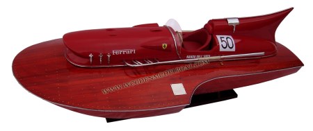 Modelo de barco hidroplano Ferrari
